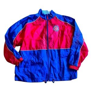 CHICAGO CUBS Jacket Color Block Authentic MLB Baseball Mens XL